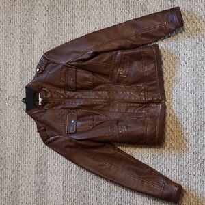Sonoma Faux Leather Jacket, Small